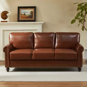 Denardo 80'' Rolled Arm Sofa with Storage